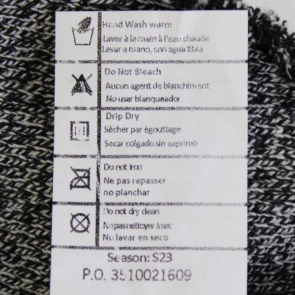 Carhartt Adult One Size Knit Cuffed Beanie Hat Black/White Heather