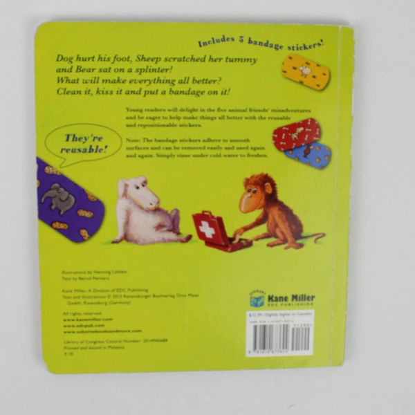 All Better! By Bernd Penners Board Book With 5 Bandage Stickers 2013