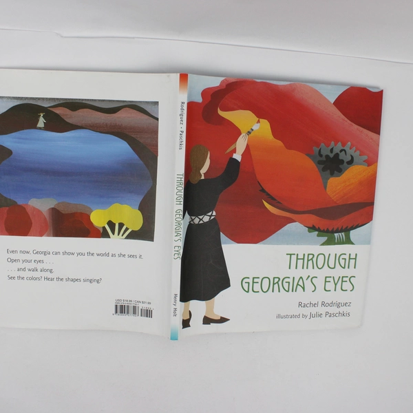 Through Georgia's Eyes By Rachel Rodriguez 2006 Hardcover DJ 1st Edition