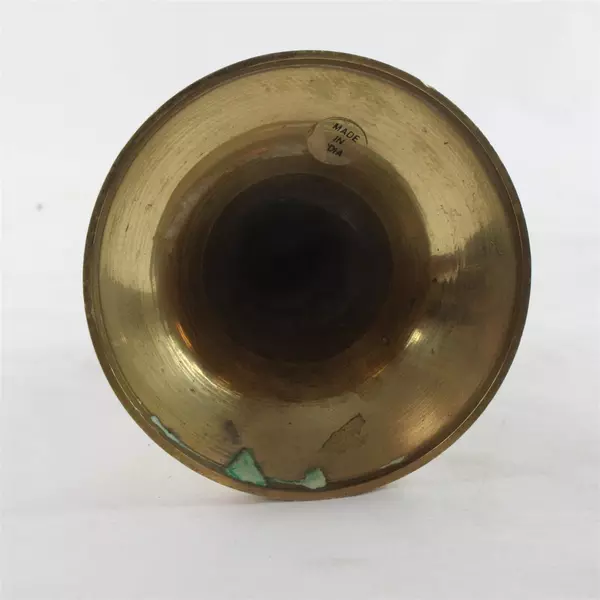 Vintage Solid Brass Candlestick Holder 4.75" Tall 3/4" Candle Fitter