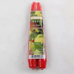 Yankee Candle Macintosh Apple 8" Taper Candles Pair New 