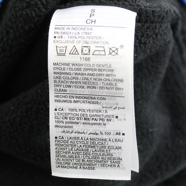 Old Navy Black/Blue Long Sleeve Quarter Zip Sweater W/ Pockets Men's Size S