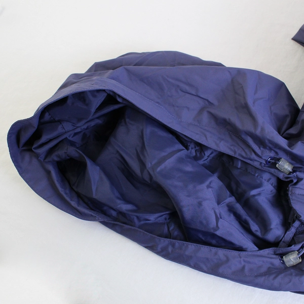 Coleman Purple/Blue Long Sleeve Hooded Rain Shell Jacket Women's Size L