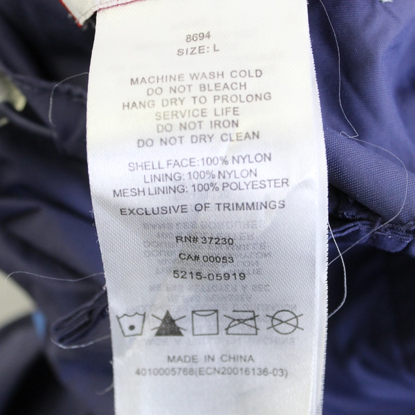 Coleman Purple/Blue Long Sleeve Hooded Rain Shell Jacket Women's Size L