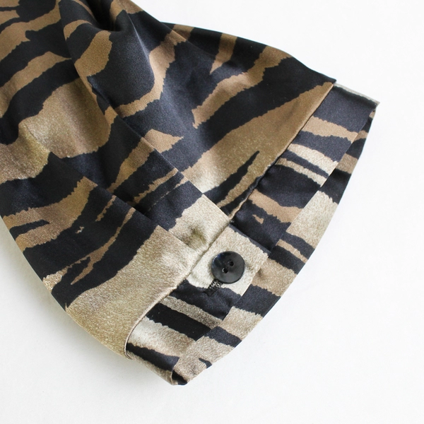 Chico's Tiger Animal Print Short Sleeve T-Shirt Dress Women's Size 2