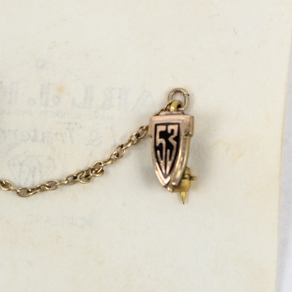 Karl J Klein 10K Gold 1/10 Plate Portland Oregon 1953 Class Pin