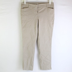 Van Heusen Studio Solid Beige Slim Fit Dress Pants Women's Size 2 Stretch