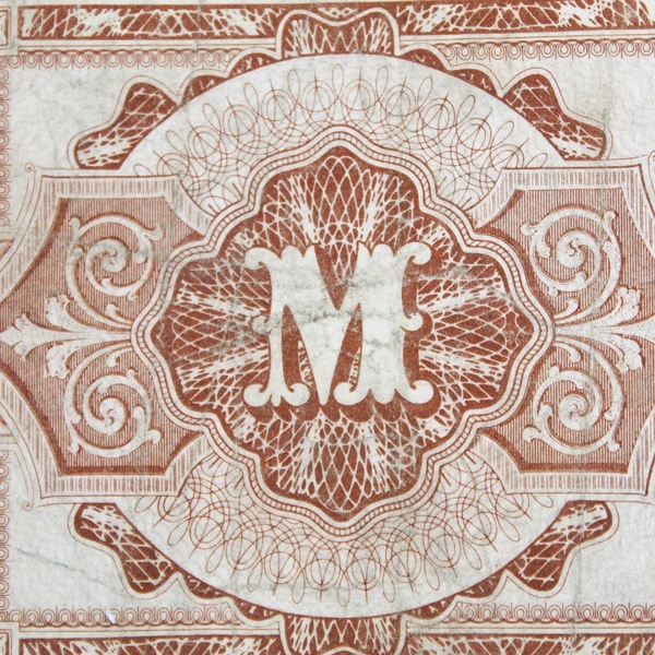 1944 Eine 1 Mark WWII German AMA Allied Military Occupation Bank Note