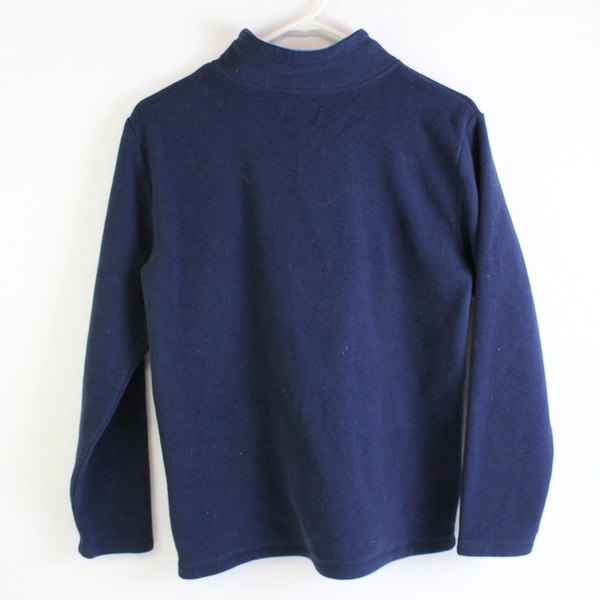 Place Blue Long Sleeve Quarter Zip Sweater W/ Kangaroo Pocket Boy Size 14 XL