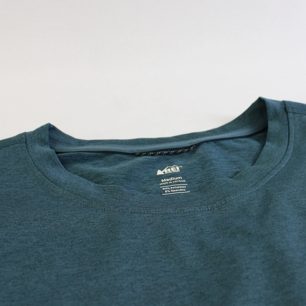 REI Co-Op Solid Blue Color Short Sleeve Activewear Shirt Men's Size M