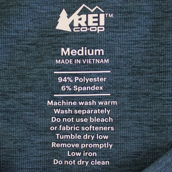 REI Co-Op Solid Blue Color Short Sleeve Activewear Shirt Men's Size M