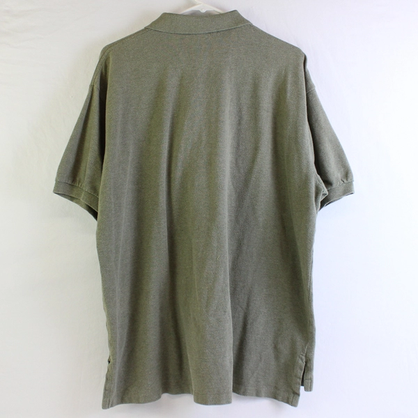 Ralph Lauren Solid Green Color Short Sleeve Collared Polo Shirt Men's Size XL