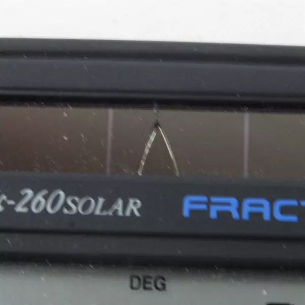 Casio FX-260 Solar Scientific Calculator w/ Slide Cover Tested Acceptable