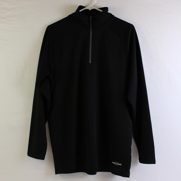 Stillwater Supply Co Black Long Sleeve Quarter Zip Jacket Wik-Tek Men's Size M