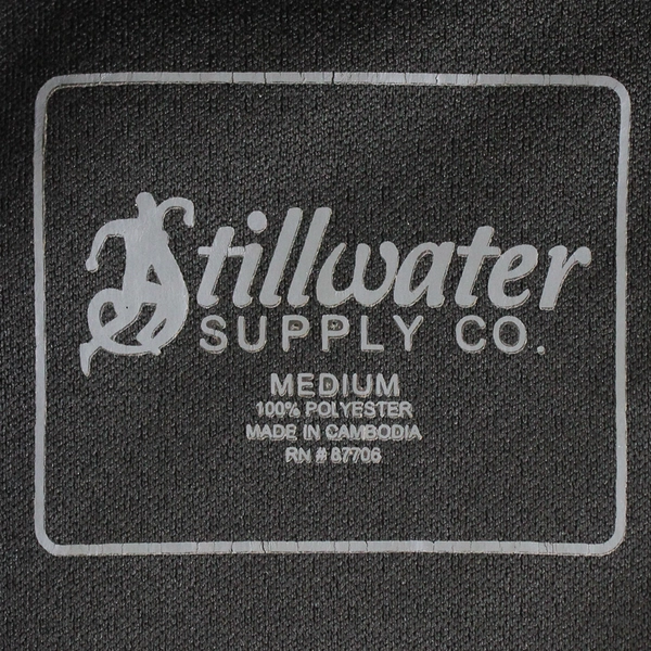 Stillwater Supply Co Black Long Sleeve Quarter Zip Jacket Wik-Tek Men's Size M