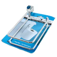 InterDesign Over-the-Tank Toilet Tissue Holder Polished Chrome New