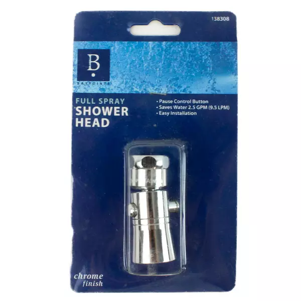 Baypointe Full Spray Shower Head New Compact Modern Bathroom
