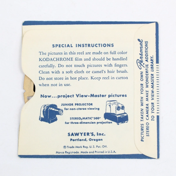 Vintage View Master Single Reel 137 Washington DC Sights