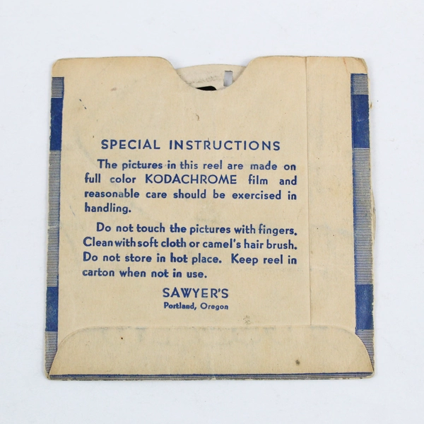 Vintage View Master Single Reel 137 Washington DC Points Of Interest