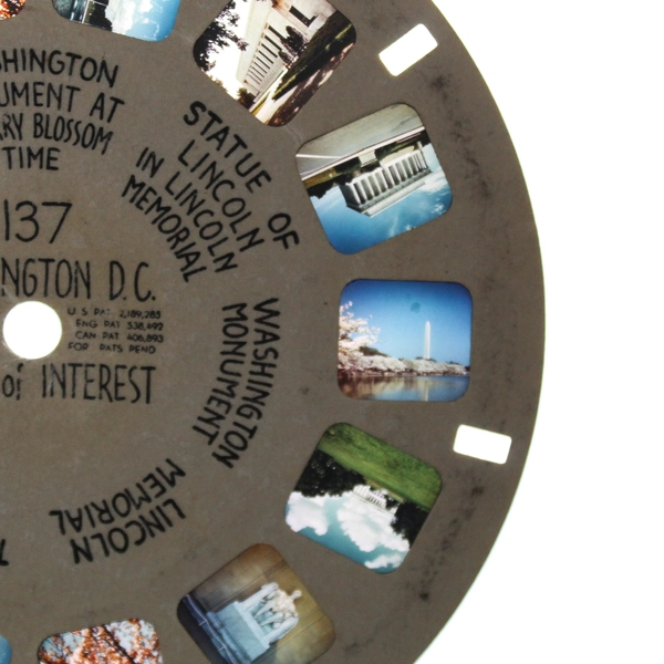 Vintage View Master Single Reel 137 Washington DC Points Of Interest