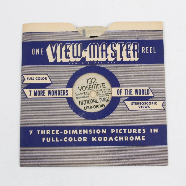 Vintage View Master Single Reel 132 Yosemite National Park California