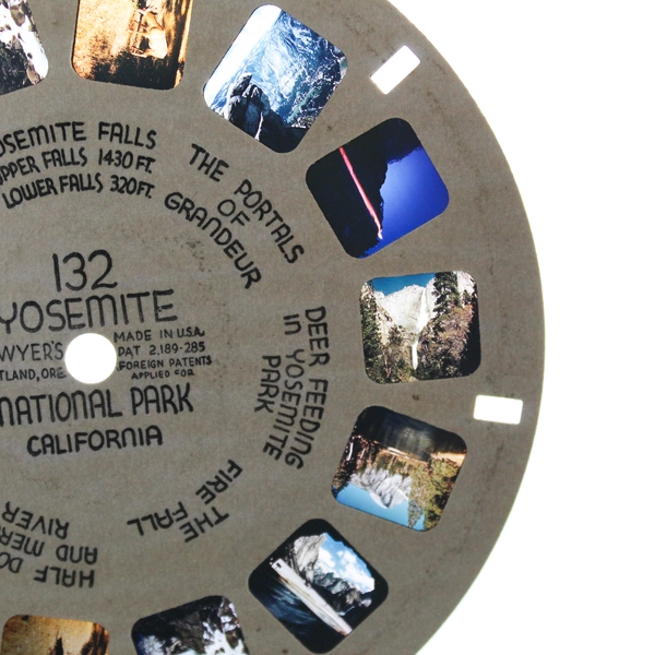 Vintage View Master Single Reel 132 Yosemite National Park California