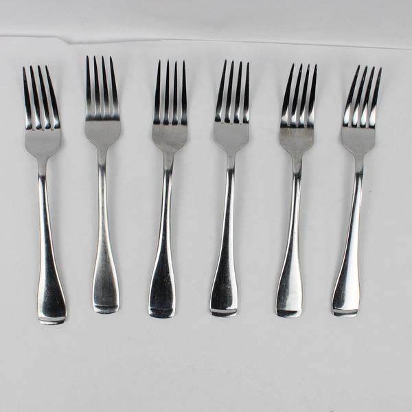 Oneida Silver Surge Pattern 6-Piece Lot Dinner Forks 7.75 Inches Long