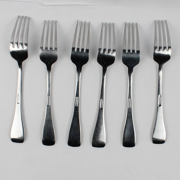 Oneida Silver Surge Pattern 6-Piece Lot Dinner Forks 7.75 Inches Long