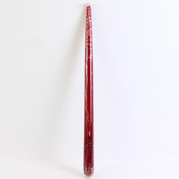 Lot Of 2 Matching Red Lenox Taper Candles Standard Base 15 In Tall