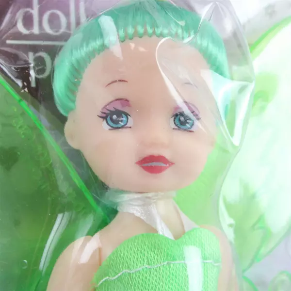 Greenbrier Intl Green Fairy Doll 6.75" Brand New Sealed Collectible