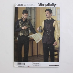 Simplicity Arkivestry Designs 8408 Shirt & Vests Costumes Men's Size BB (46-52)