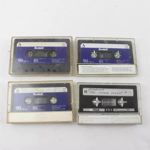 Lot of 8 Blank Cassette Tapes Various Brands