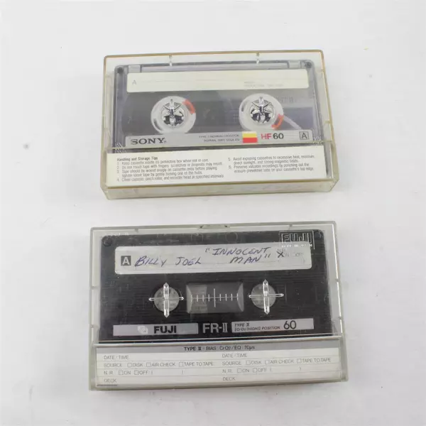 Lot of 8 Blank Cassette Tapes Various Brands