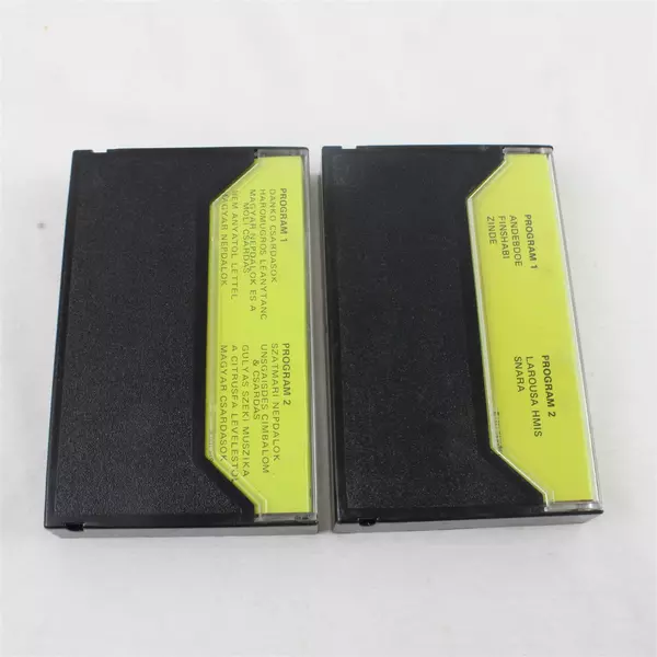 Lot of 2 Cassettes Songs from Hungary & Arabic Songs and Dances 1971
