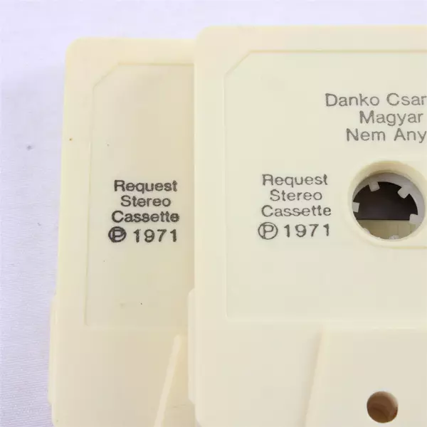 Lot of 2 Cassettes Songs from Hungary & Arabic Songs and Dances 1971