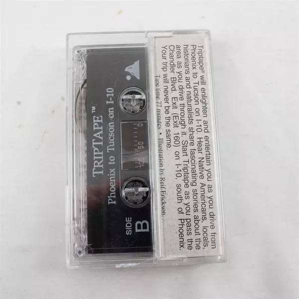 Triptape The Native Guide Phoenix To Tucson I-10 Vintage Cassette Tape Rare