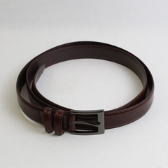 Men's Brown Leather Dress Belt Size 58" Mio Marino