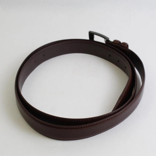 Men's Brown Leather Dress Belt Size 58" Mio Marino