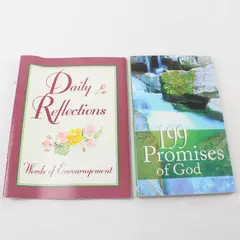 Lot of 2 Christian Books 199 Promises of God & Daily Reflections 