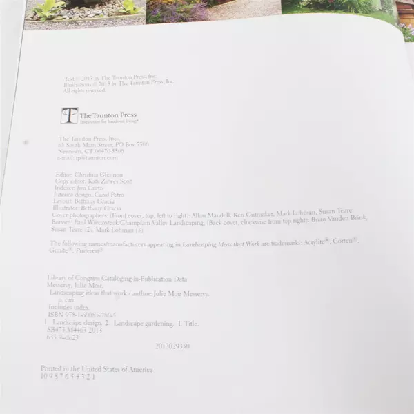 Landscaping Ideas That Work (Taunton's Ideas That Work) Paperback