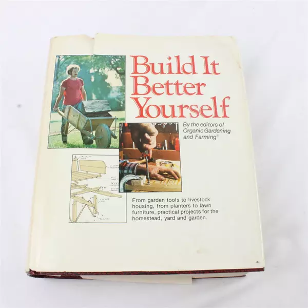 Vintage 1977 Build It Better Yourself Rodale Press Hardcover Book