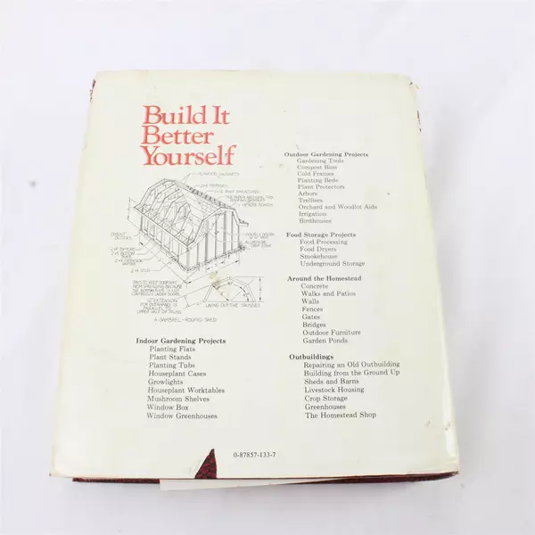 Vintage 1977 Build It Better Yourself Rodale Press Hardcover Book