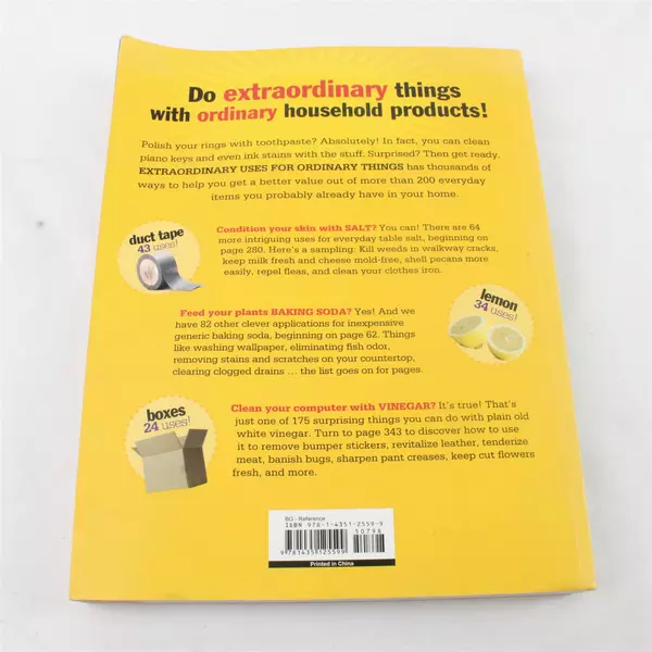 Extraordinary Uses for Ordinary Things Paperback 