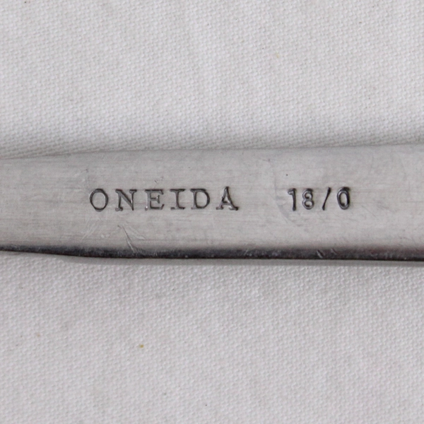 6 Oneida Silver Purity Dinner Forks 7.75 Inches 18/0 Stainless