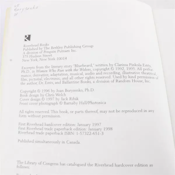 A Woman's Book of Life: Biology Psychology Spirituality Former Library Book