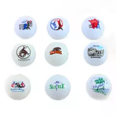 Lot of 9 Used Golf Balls Practice Range States