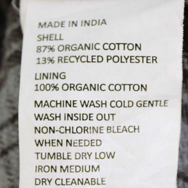 PrAna Men's M Standard Fit Double Lined Brown and Gray Plaid Flannel Sweater