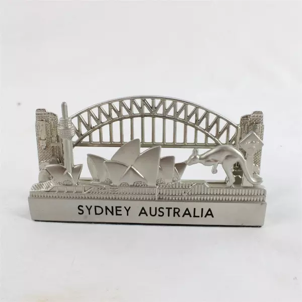 Sydney Australia Metal Business Card Holder Souvenir For the Desk