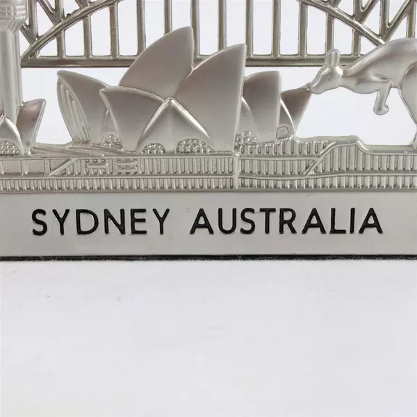 Sydney Australia Metal Business Card Holder Souvenir For the Desk