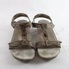 Aetrex Women's Adjustable Strap Sandals Size 11 Brown Comfort